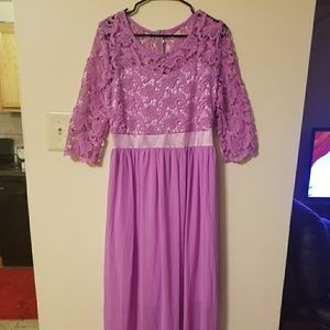 Purple dress
